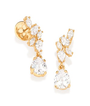 GOLD WEDDING DAY EARRINGS