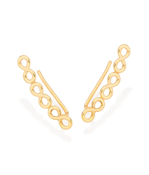 GOLD INFINITY SIGN EAR CUFF