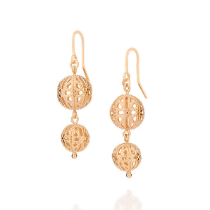 GOLD CHANDELIER EARRINGS