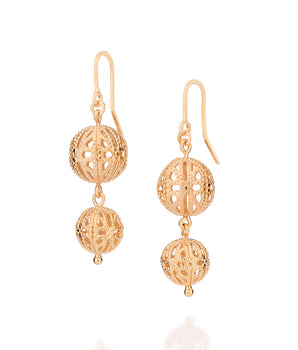GOLD CHANDELIER EARRINGS