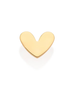 GOLD MINI HEART STUD EARRING