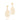 GOLD WATER DROP MAXI EARRINGS