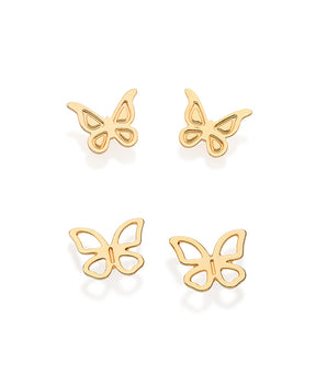 GOLD BUTTERFLY EARRING KIT
