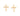 GOLD CROSS STUD EARRINGS