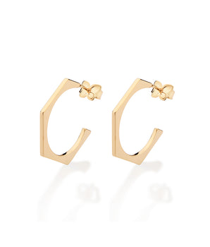 GOLD PLATED HOOP EARRING