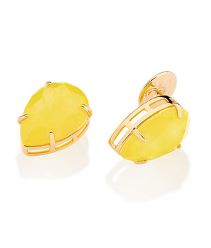 GOLD SUMMER DROPLET MAXI EARRINGS