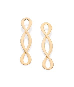 GOLD TIME WARP EARRINGS