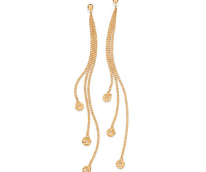 GOLD FLASHBACK PENDULUM EARRINGS