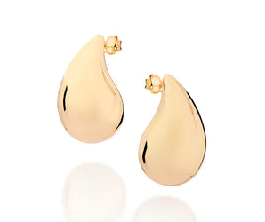 GOLD SOIREE BUTTON EARRINGS