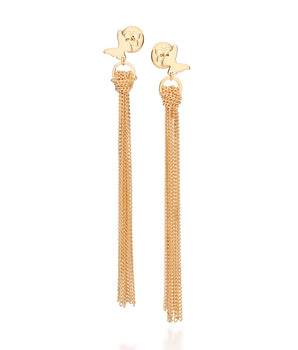 GOLD WINGS OF ELEGANCE EARRINGS