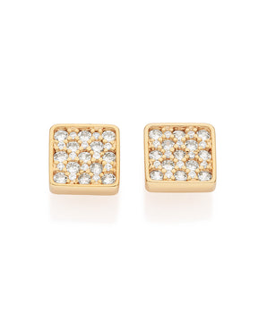 GOLD CELESTIAL STUD EARRINGS