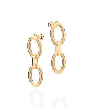GOLD CHAIN ME EARRINGS