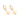 GOLD NORTH STAR HUGGIE EARRINGS