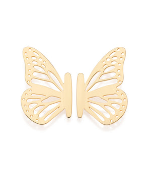 GOLD BUTTERFLY WINGS EARRINGS