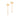 GOLD DAINTY FLOWER CHAIN EARRINGS
