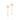 GOLD DAINTY FLOWER CHAIN EARRINGS