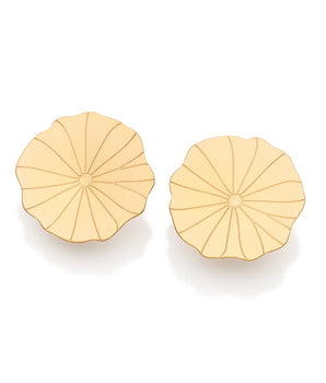GOLD LEGACY FLOWER MAXI EARRINGS