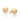 GOLD CLASSIC DOME STUD EARRINGS