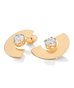 GOLD GUIDING LIGHT MAXI EARRINGS