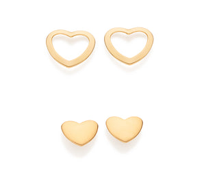 GOLD HEART OF GOLD EARRING KIT