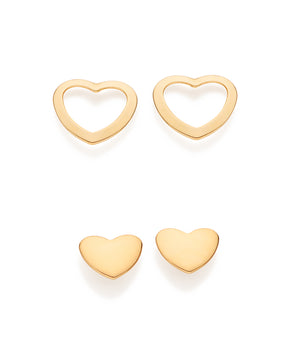 GOLD HEART OF GOLD EARRING KIT
