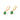 GOLD AMAZON FOREST HUGGIE EARRINGS
