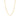 GOLD WIRE PADLOCK NECKLACE