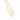 GOLD CHAIN WITH CRYSTAL