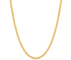 GOLD BOX CHAIN - 42CM