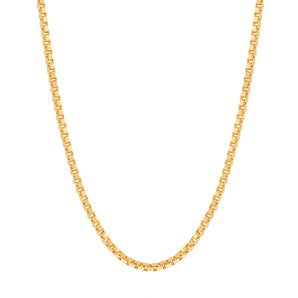 GOLD BOX CHAIN - 60CM