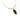 GOLD CHAIN WITH ZIRCONIA AND STONE
