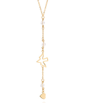 GOLD CHAIN WITH CRYSTAL