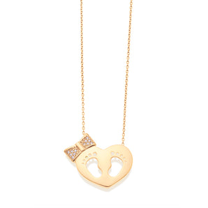 GOLD CHAIN WITH ZIRCONIA