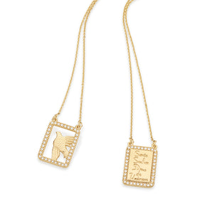 GOLD CHAIN WITH ZIRCONIA