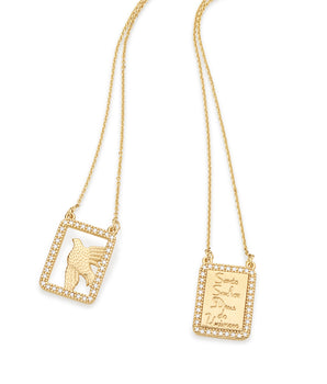 GOLD CHAIN WITH ZIRCONIA