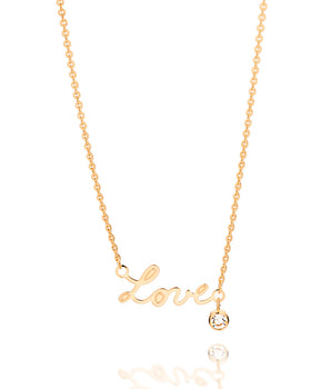 GOLD CHAIN WITH CRYSTAL