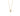 GOLD CHAIN WITH CRYSTAL