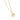 GOLD PLATED CHAIN WITH HEART SHAPED PENDANT WITH 29 ZIRCONIAS