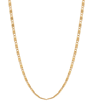 GOLD ANCHOR LINK CHAIN NECKLACE - 60CM
