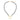 GOLD PLATED CHAIN WITH ZIRCONIA