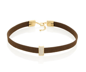 GOLD CHAIN WITH ZIRCONIA