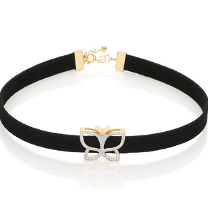 GOLD PLATED CHAIN WITH ZIRCONIA