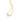 GOLD CHAIN WITH ZIRCONIA