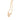 GOLD CHAIN WITH ZIRCONIA
