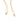 GOLD CHAIN WITH ZIRCONIA