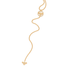 GOLD CHAIN WITH ZIRCONIA