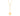GOLD CHAIN WITH ZIRCONIA