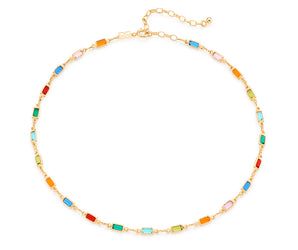 GOLD CHAIN WITH CRYSTAL