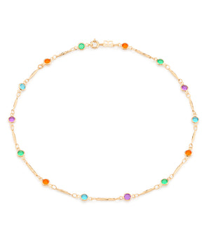 GOLD CHAIN WITH CRYSTAL
