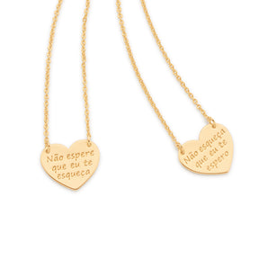 GOLD HEART SCAPULAR